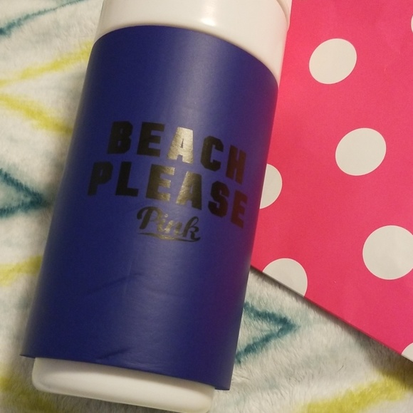 PINK foam retro water bottle brand new - Picture 3 of 5